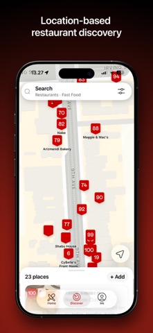Vota - Hitta Restauranger Nära iPhone screenshot 4