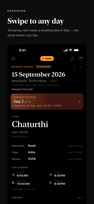Panchang – Hindu Calendar screenshot 4
