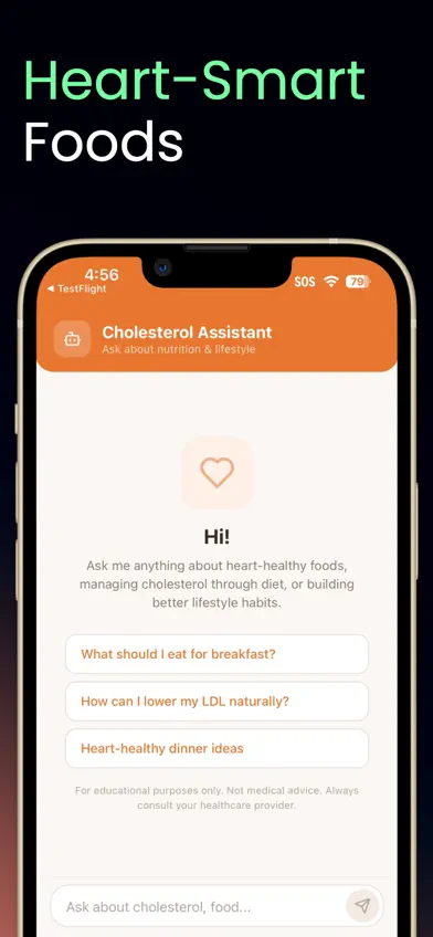Cholesterol AI Nutritionist screenshot 3