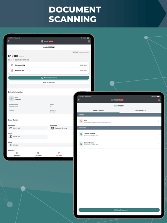 ATS FreightMatch iPad screenshot 5 - Business app