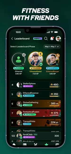WeFit - Fitness With Friends screenshot 1