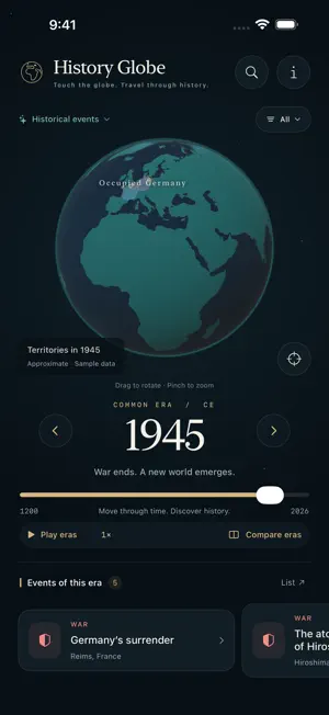 History Globe: World History screenshot 1