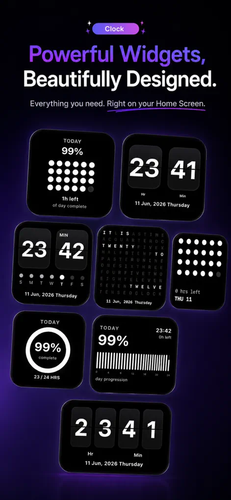 Flip Clock - Digital Clock - Utilities App | MWM