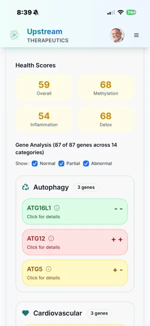 Upstream Therapeutics screenshot 1