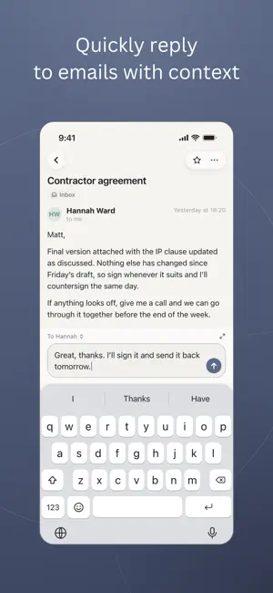 WMail: Email for Fastmail screenshot 3