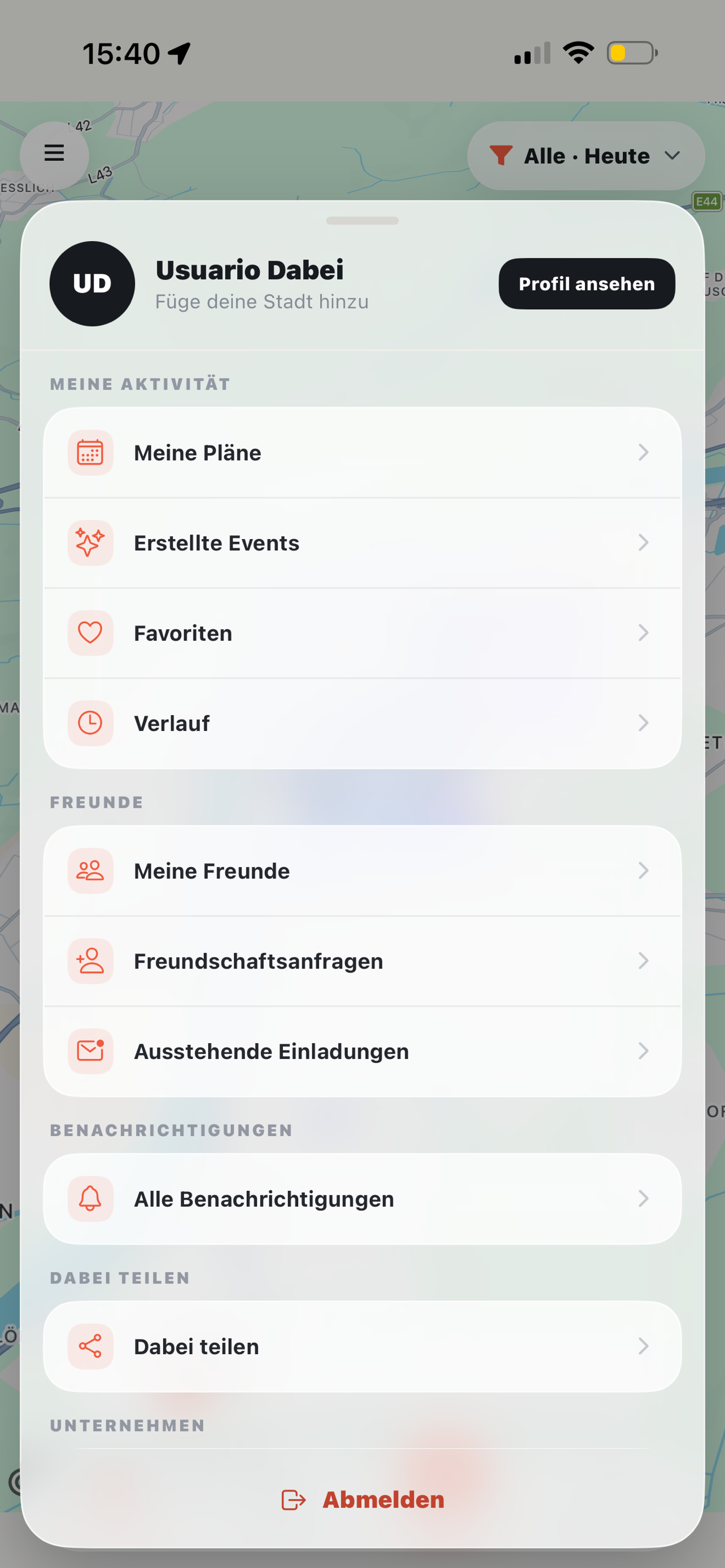 Dabei- screenshot 2