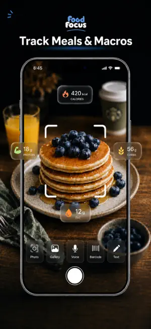 AI Calorie Tracker: Food Focus screenshot 1
