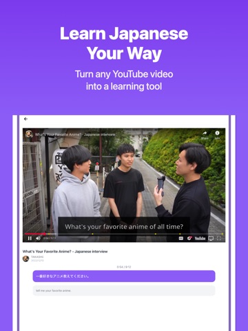 Manabiya: Learn Japanese iPad screenshot