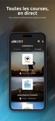 LiveTrail iPhone screenshot 1