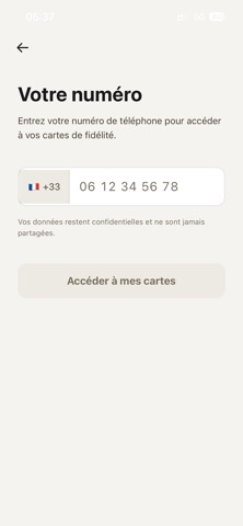 FidelyCards iPhone screenshot
