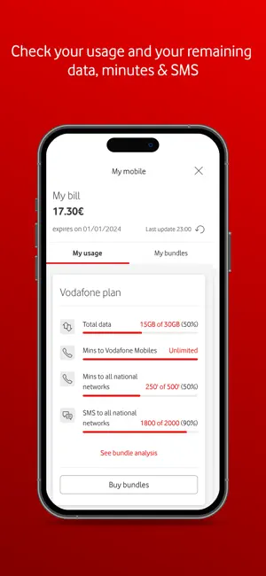 My Vodafone screenshot 3