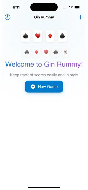 Gin Rummy Score screenshot 1 of 7