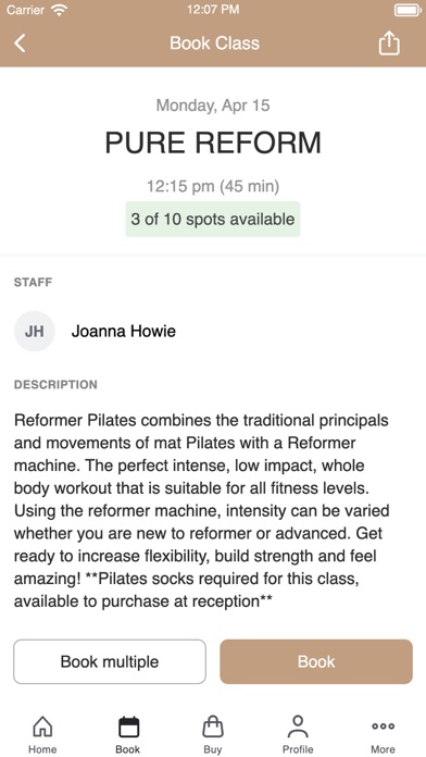 Pure Pilates NT Screenshot