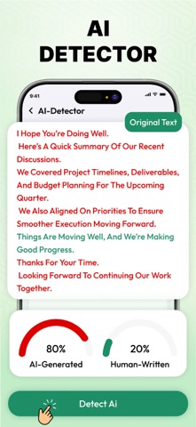 Humanize AI Text Humanizer iPhone screenshot