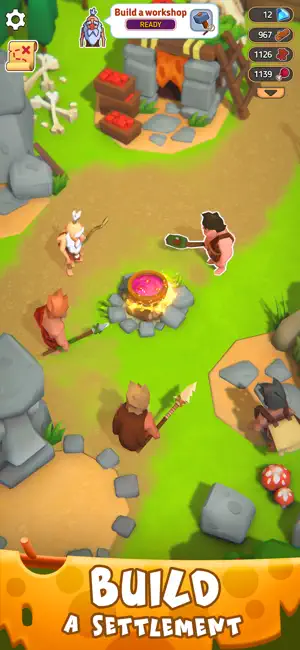 Stone Age Survival-Tribal Game screenshot 1