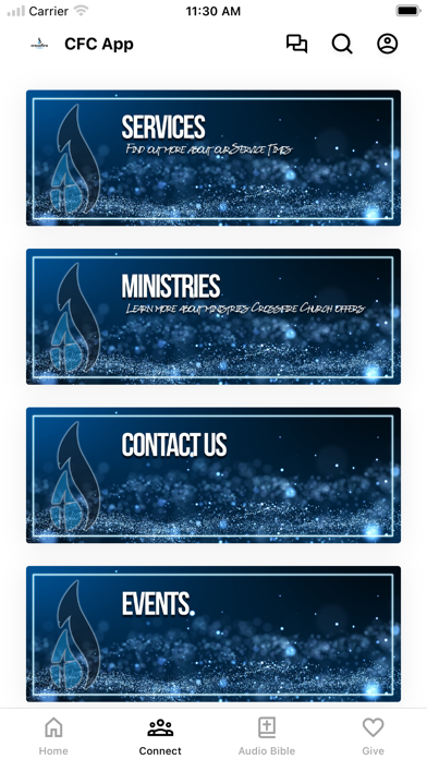 Screenshot #2 pour Crossfire Church App