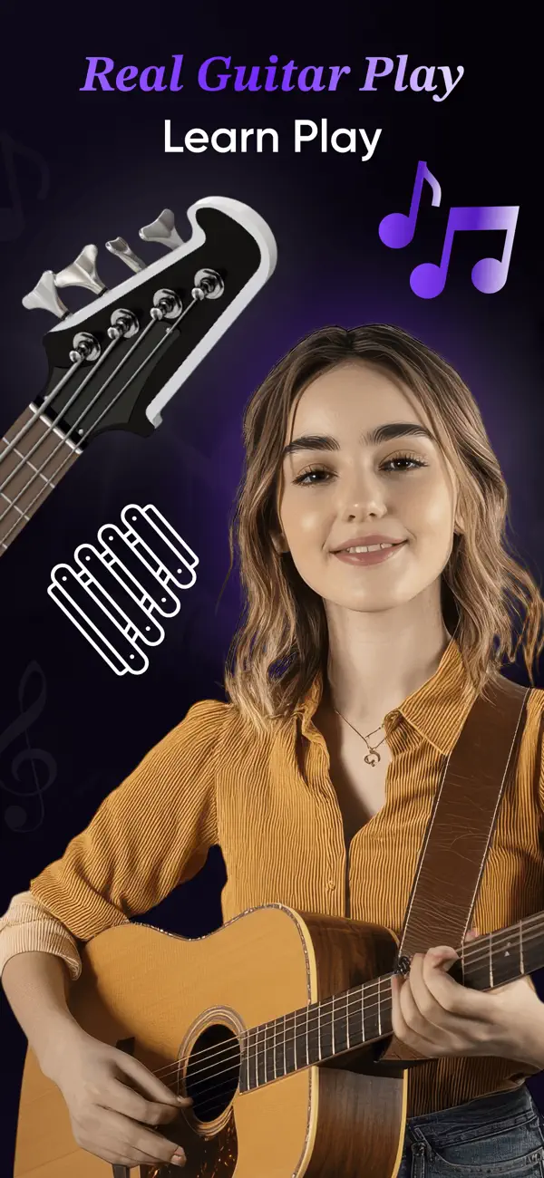 Screenshot #1 pour Real Guitar Play :Learn Guitar