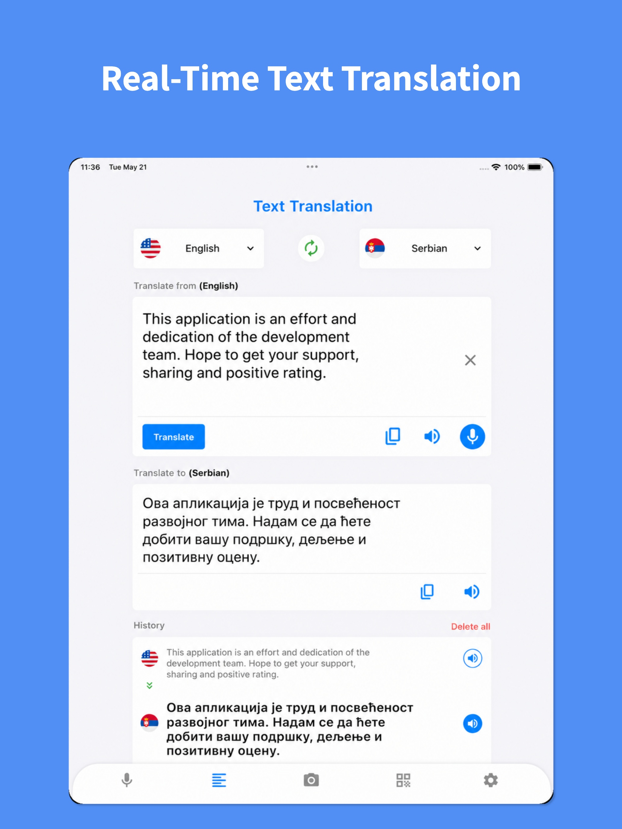 Serbian Translator: Voice screenshot 11