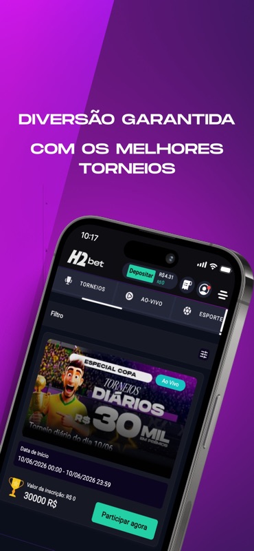H2bet - Casa de Apostas Online screenshot 3