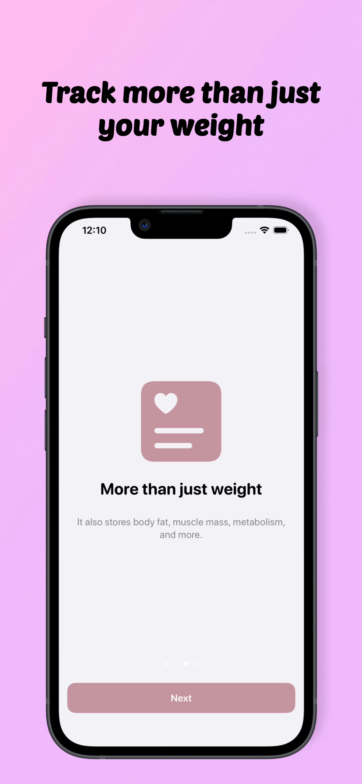 TrackMe - Weight and body