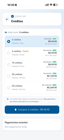 Cuida Lar iPhone screenshot
