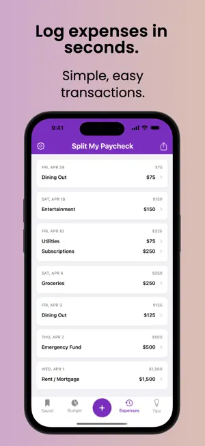 Split My Paycheck: Budget Tool screenshot 3
