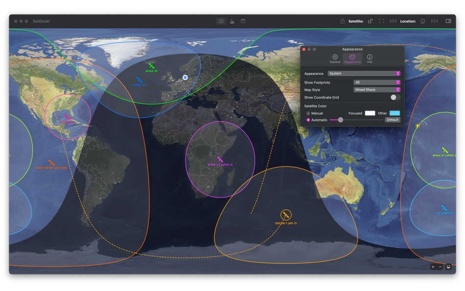 #5. SatGazer (macOS) 由: Frederik Mrozek