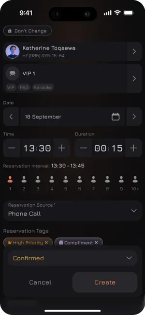 Cosmos Reservations screenshot 3