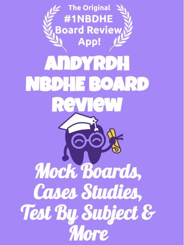 AndyRDH #1 NBDHE App iPad screenshot