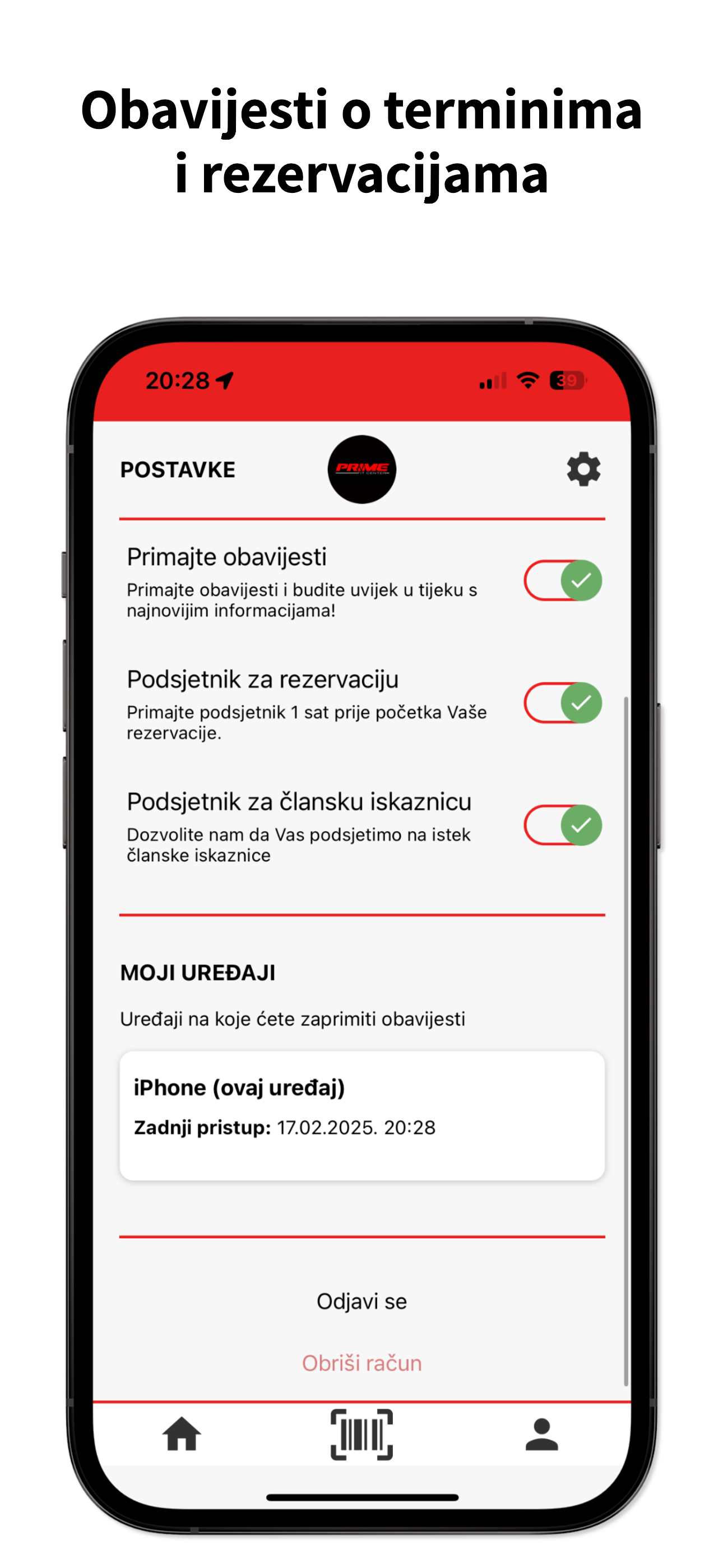 PRIME Fit Center screenshot 4