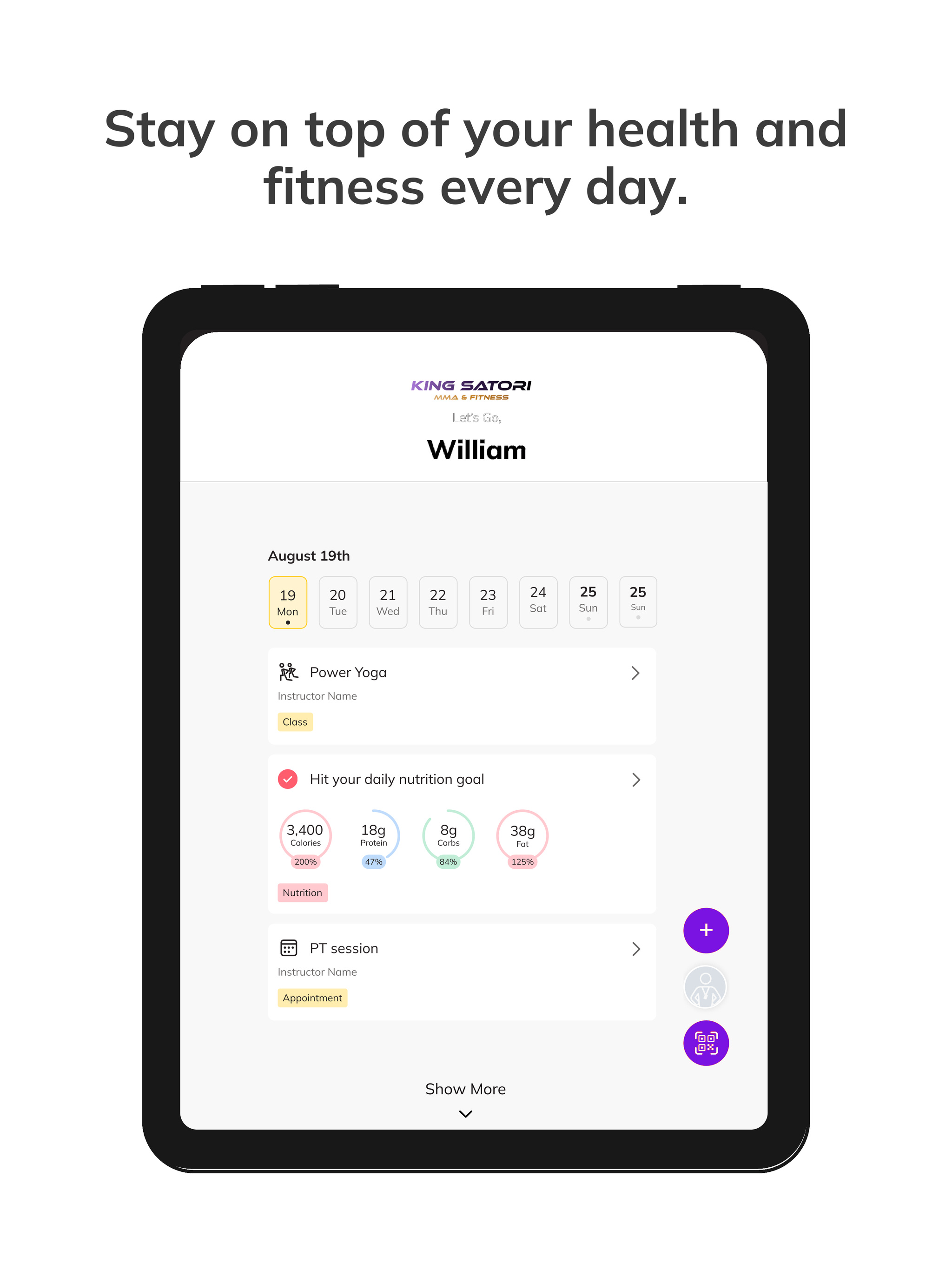 King Satori Fitness screenshot 8