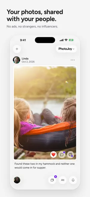 PhotoJoy Private Photo Sharing screenshot 1