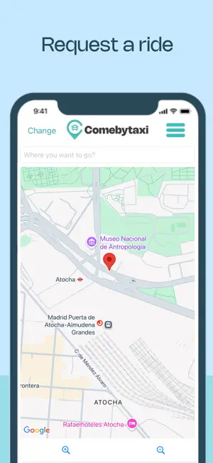 Comebytaxi screenshot 1