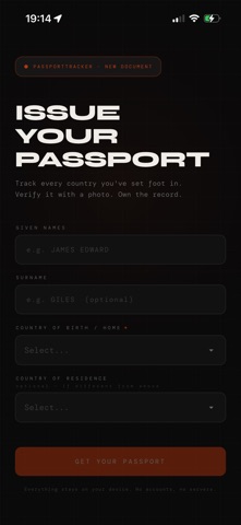 PassportTracker Screenshot 1 of 8