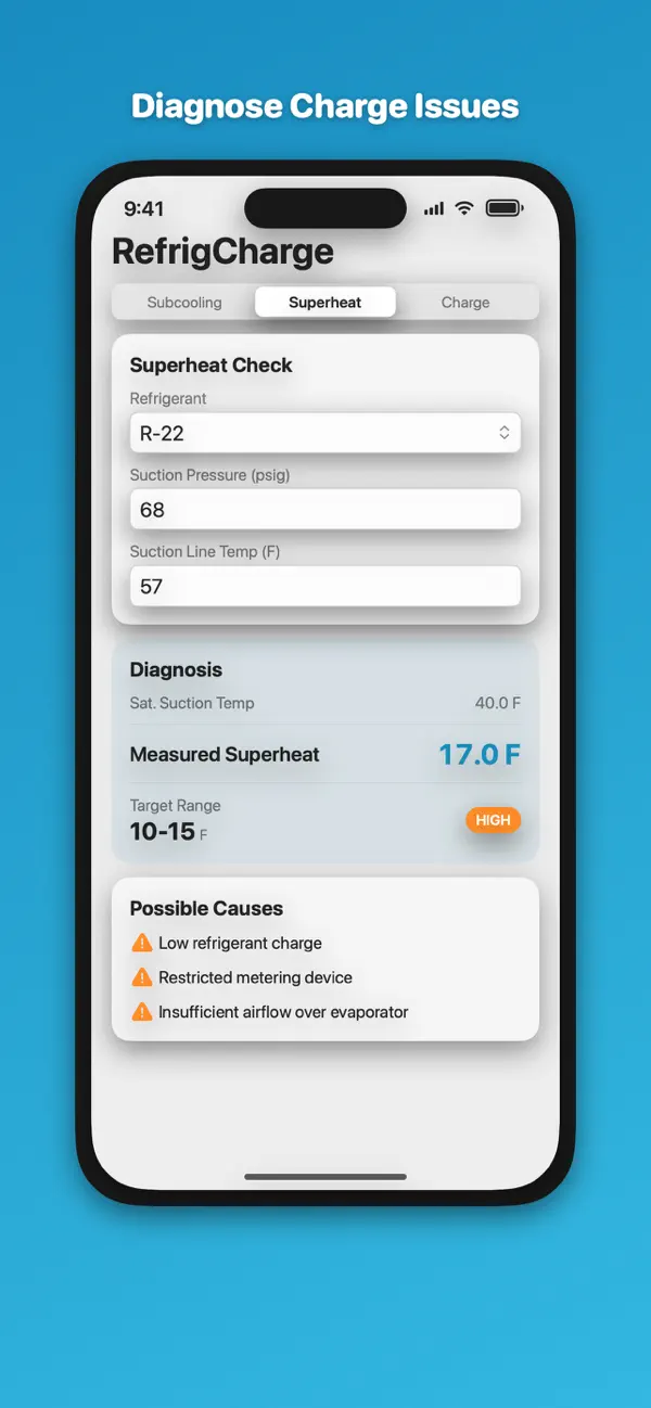 Screenshot #2 pour RefrigCharge