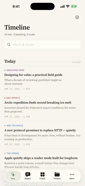 MyRssFeed screenshot 1