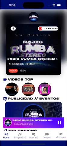 Radio Rumba Stereo USA screenshot