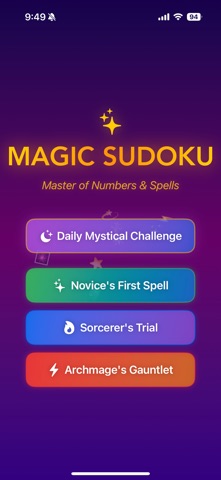 Magic Spell Sudoku Screenshot 1 of 6