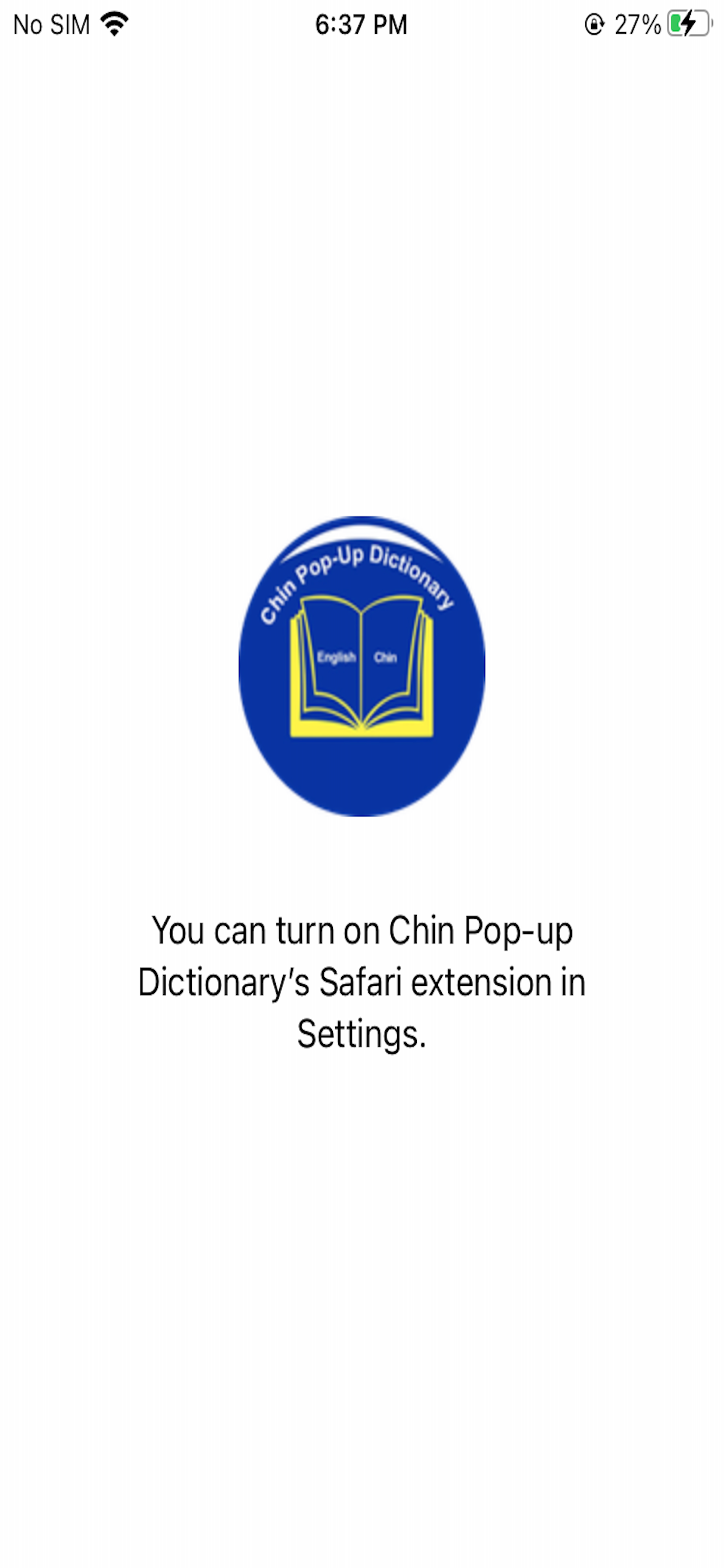 Chin Pop-up Dictionary