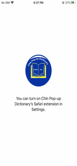 Chin Pop-up Dictionary screenshot 1