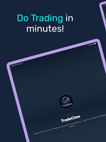TradeClaw iPad screenshot