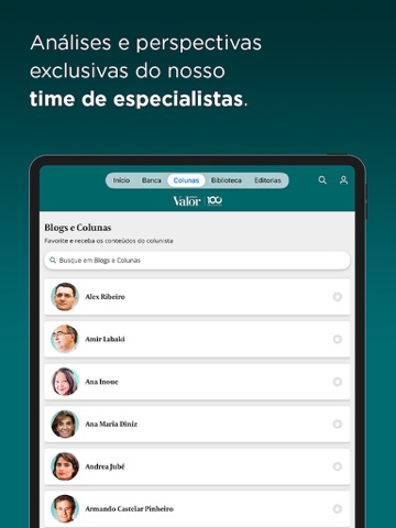 Valor Econômico - Exclusivo iPad screenshot 5