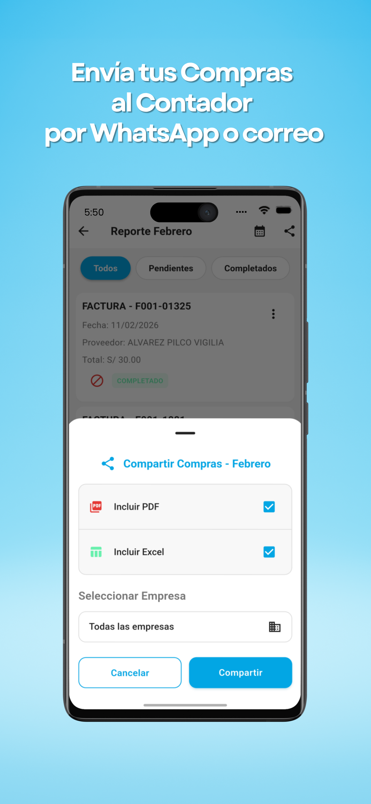 ContaUno: Facturas al Contador screenshot 7