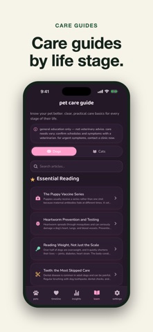 Pet Health Tracker: Dogs, Cats iPhone screenshot