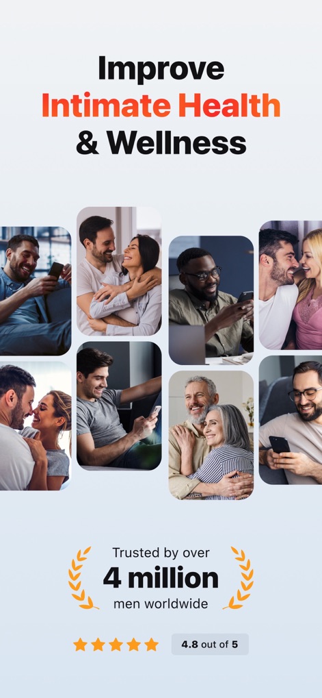 Dr. Kegel: For Men’s Health - Discover how the app fosters intimate health and overall wellness, evidenced by its impressive 4 million global user base and high user satisfaction rating.
