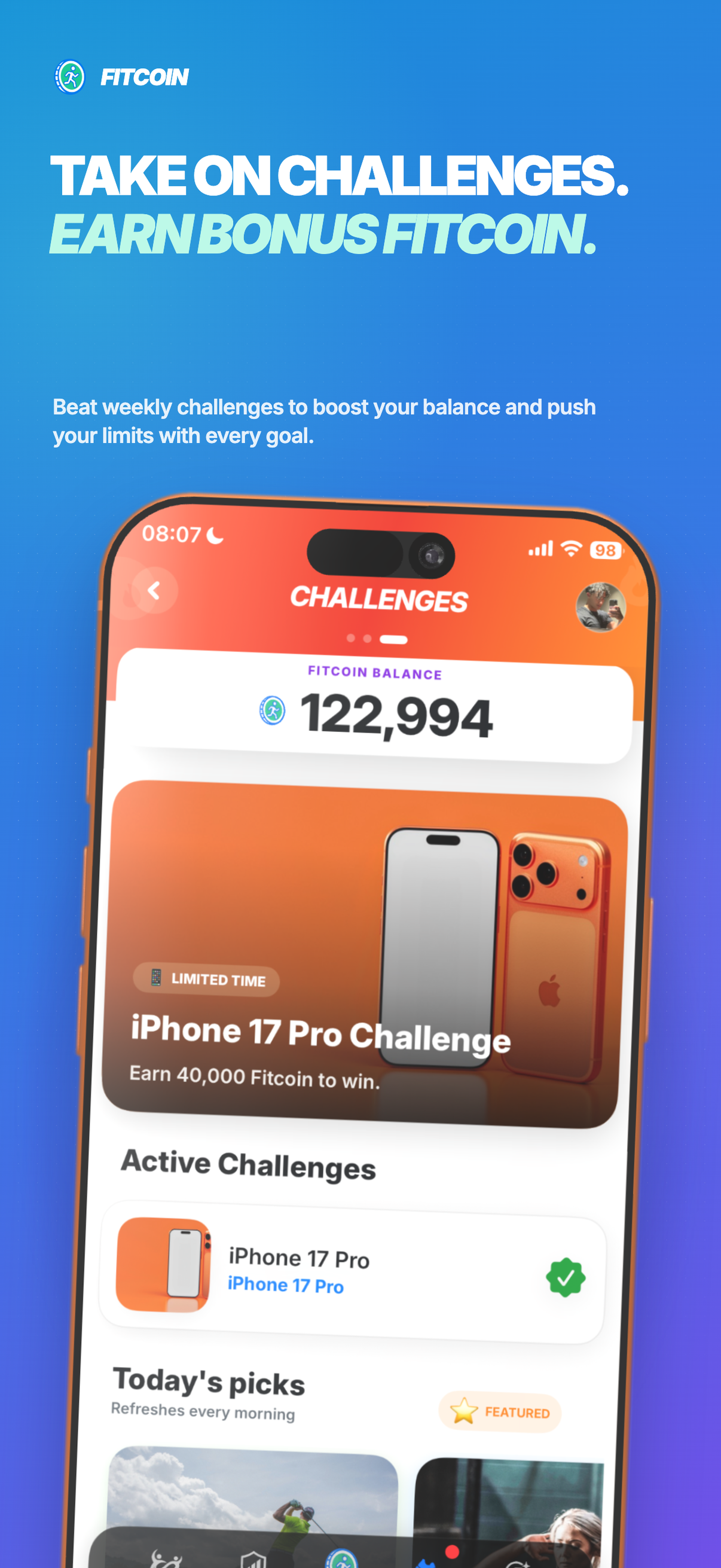 FitCoin: Fitness & Gym Rewards screenshot 6