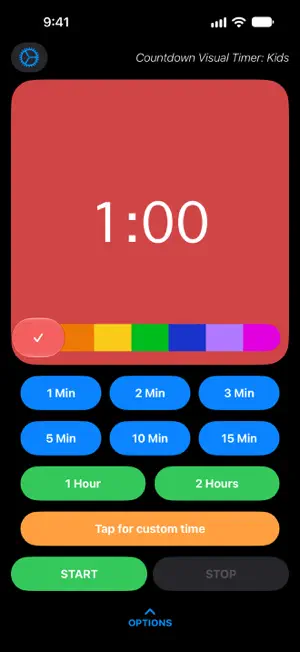 Countdown Visual Timer: Kids screenshot 1