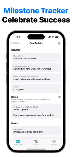 Goal Tracker: Track Progress screenshot 4