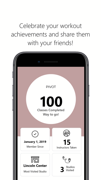 PIVOT Pilates Studio iPhone screenshot 4 - Health & Fitness app