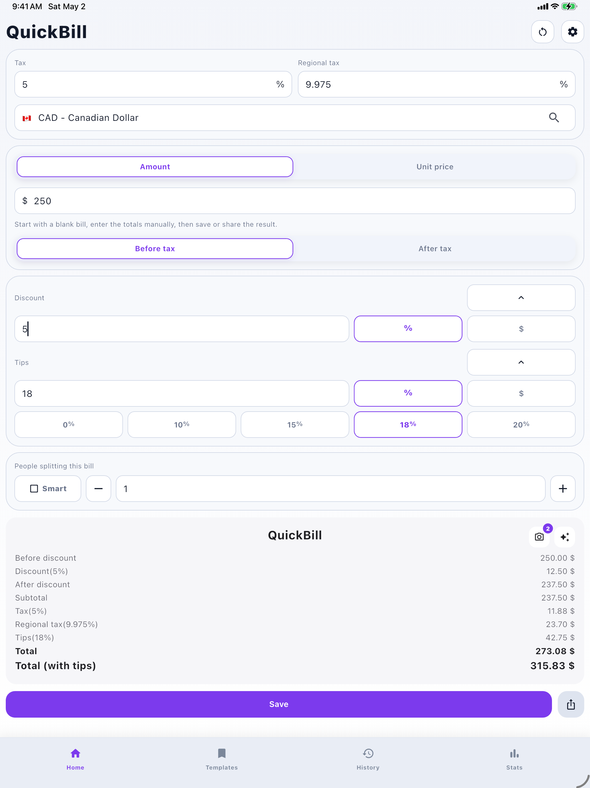 QuickBill: Receipt Tracker screenshot 11